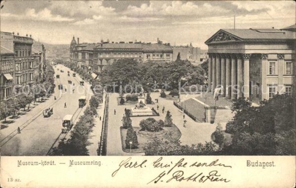 Budapest Museum körut Museumring Denkmal