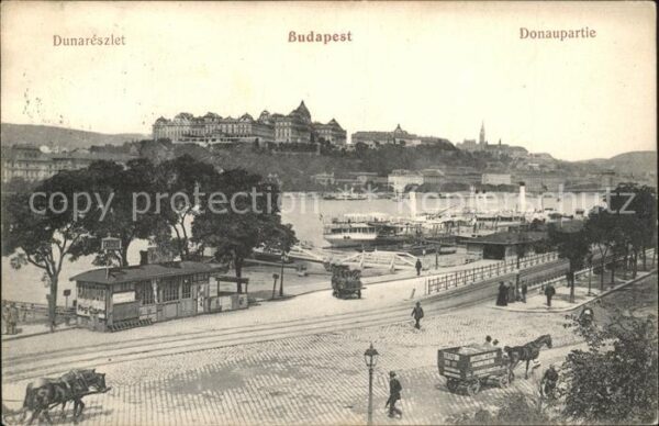 Budapest Dunareszlet Donaupartie Dampfer
