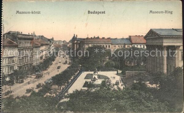 Budapest Muzeum körut Museumring Denkmal