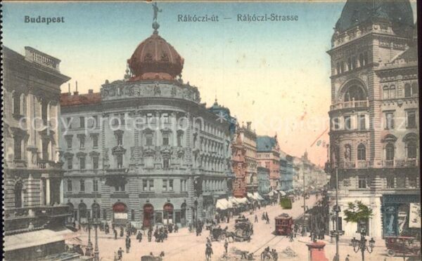 Budapest Rakoczi ut Rakoczistrasse