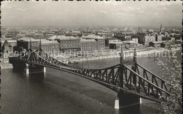 Budapest Szabadsaghid Freiheitsbrücke Donau