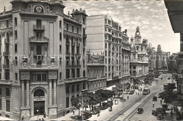 Valencia Valenciana Strassenansicht