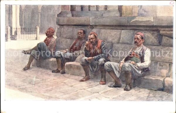 Dubrovnik Ragusa Volkstypen Ungeburg von Ragusa 7. Diens
