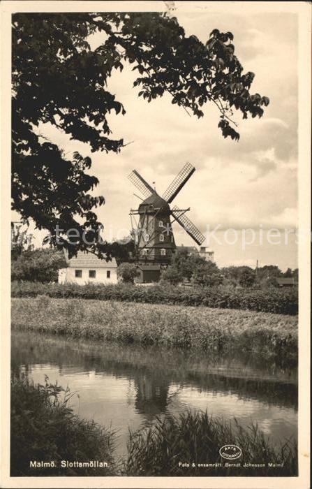 Malmoe Slottsmöllan Windmühle