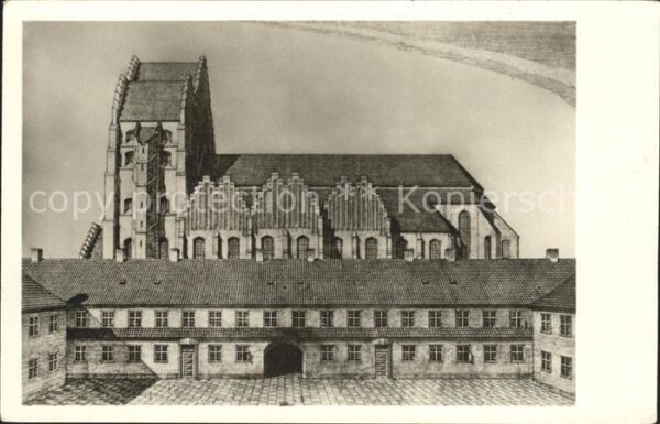 Kopenhagen Tegning af Grundtvigskirken Kirche Zeic