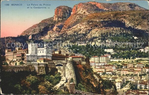 Monaco Palais du Prince et la Condamine