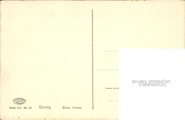 Danzig Westpreussen Inneres der Börse – Bild 2
