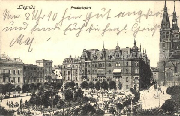 Liegnitz Legnica Friedrichsplatz Denkmal