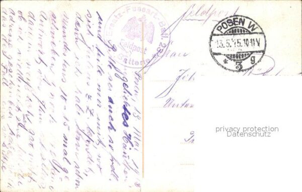 Posen Poznan Kgl. Residenzschloss Akademie Denkmal A – Bild 2