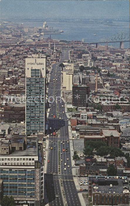 Montreal Quebec East Montreal view taken from Place Vil