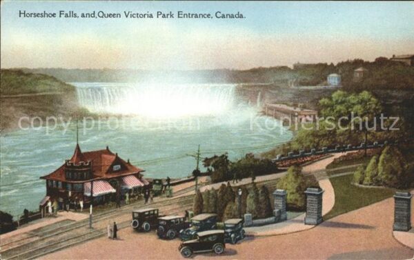 Niagara Falls Ontario Horseshoe Falls Queen Victoria Park Ent