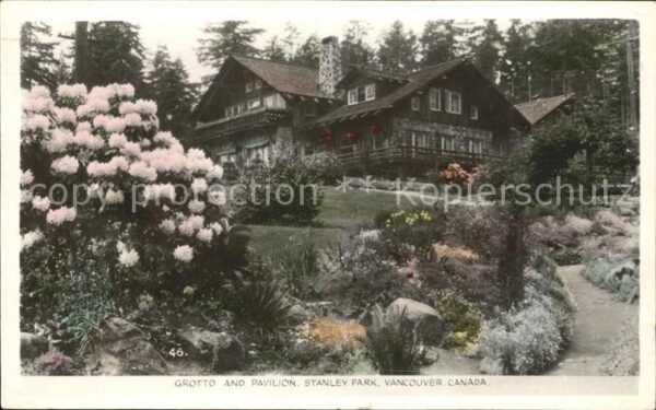 Vancouver British Columbia Grotto and Pavilion Stanley Park Flower