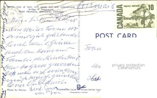 Fort Frances Town and Paper Mill International Bridg – Bild 2
