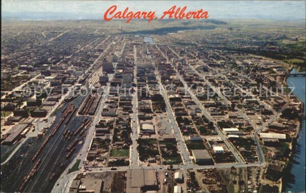 Calgary Aerial view