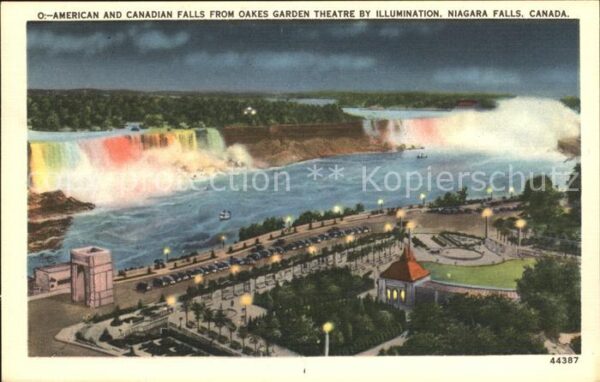 Niagara Falls Ontario American and Canadian Falls by illumina