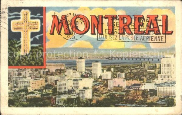 Montreal Quebec General view St Lawrence River Bridge M