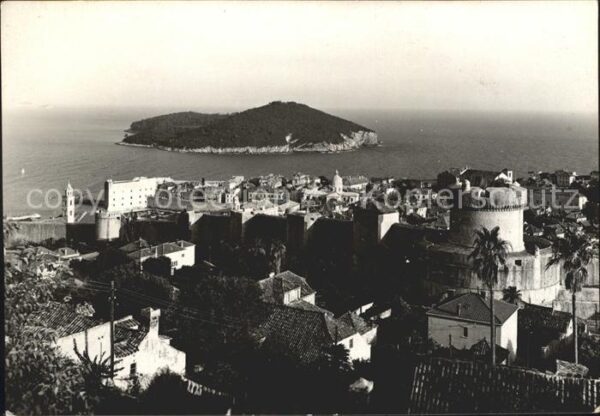 Dubrovnik Ragusa Blick über die Altstadt Insel