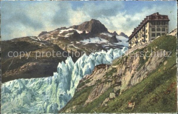 Gletsch Hotel Belvedere Furkastrasse Rhoneglets
