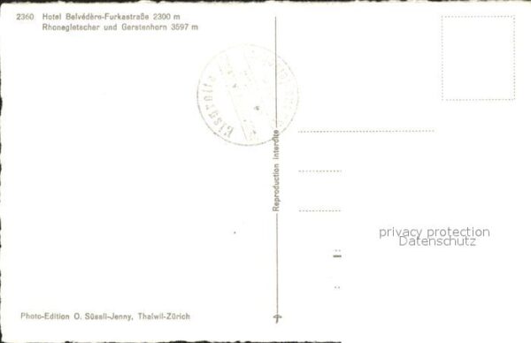 Gletsch Hotel Belvedere Furkastrasse Rhoneglets – Bild 2