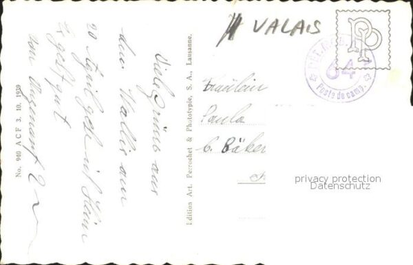 Trachten Schweiz Costume Valaisan Lasttier – Bild 2