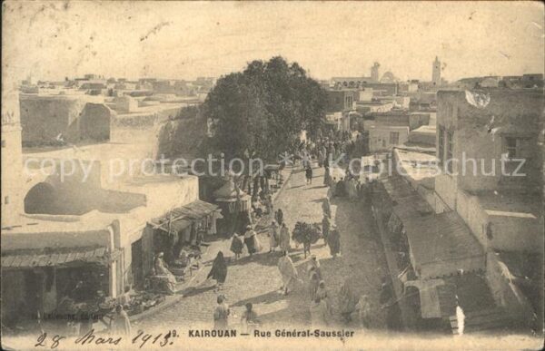 Kairouan Qairawan Rue General Saussier