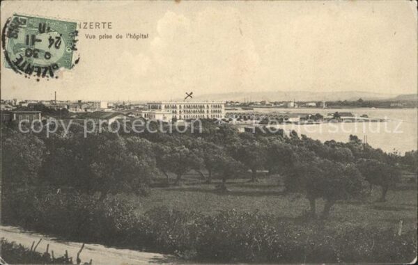 Bizerte Vue panoramique prise de l_Hopital Stem