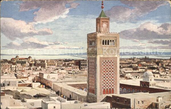 Tunis et la Grande Mosquee