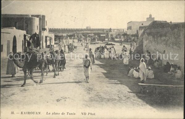 Kairouan Qairawan Place de Tunis
