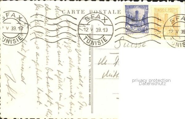 Sfax Tunesie Grand Hotel de France Palmiers – Bild 2