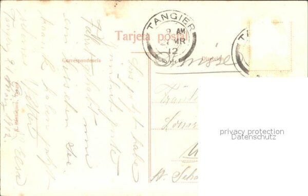 Tanger Tangier Tangiers Soko exterieur et Legation Allemande – Bild 2