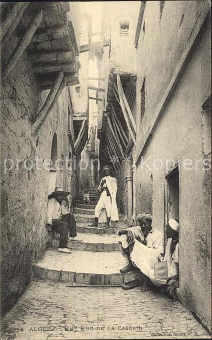 Alger Algerien Une Rue de a Casbah
