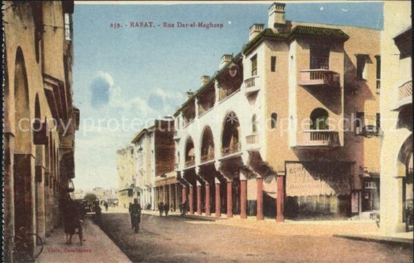 Rabat Marokko Rue Dar el Maghzen