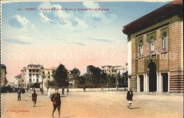 Rabat Marokko Banque d_Etat du Maroc Avenue Dar el Ma