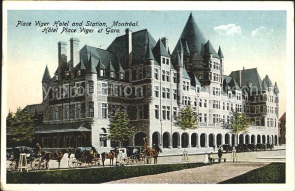 Montreal Quebec Place Viger Hotel and Station Pferdekut