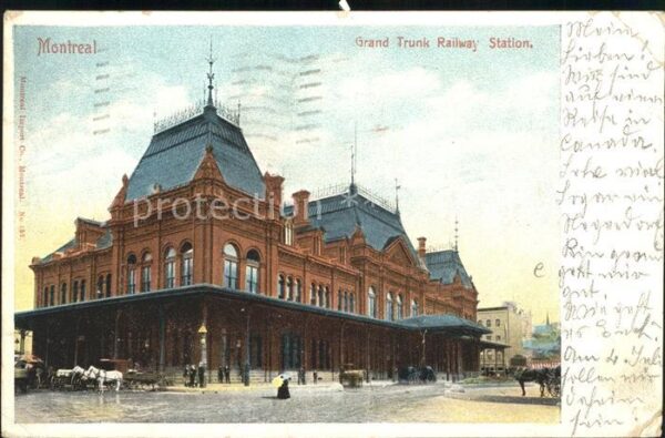Montreal Quebec Grand Trunk Railway Station