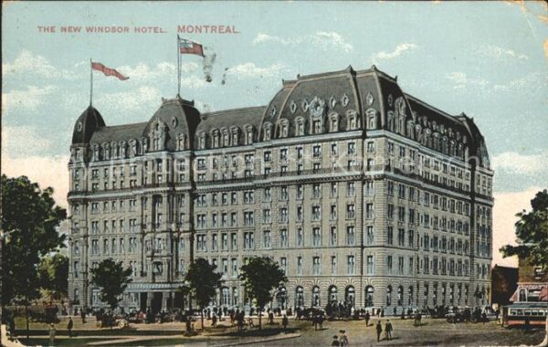 Montreal Quebec New Windsor Hotel