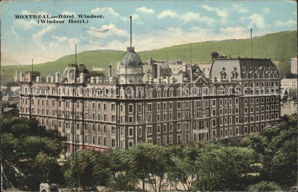 Montreal Quebec Hotel Windsor