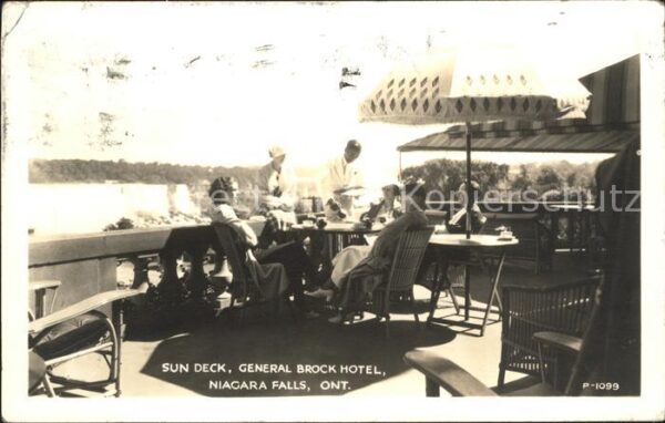 Niagara Falls Ontario Sun Deck General Brock Hotel