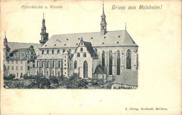 Molsheim Pfarrkirche und Kloster