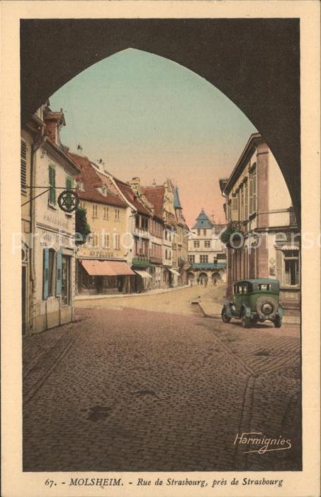 Molsheim Rue de Strasbourg Automobile
