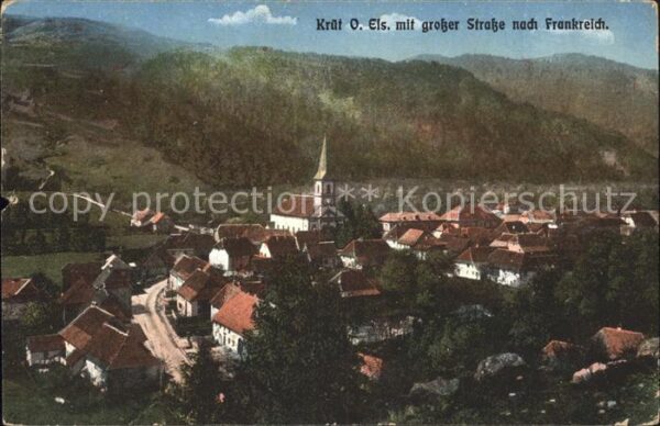 Kruet mit grosser Strasse nach Frankreich Kir