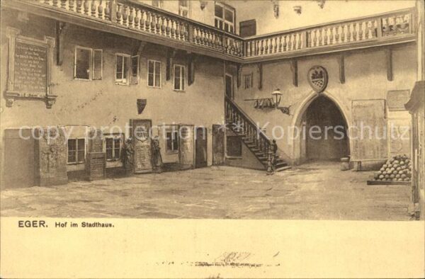 Eger Ungarn Hof im Stadthaus