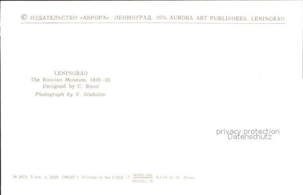 Leningrad St Petersburg Russian Museum – Bild 2