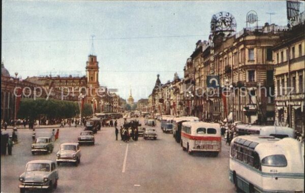 Leningrad St Petersburg Nevsky Prospekt