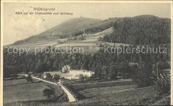 Woelfelsgrund Glatz Urnitzmühle Spitzberg