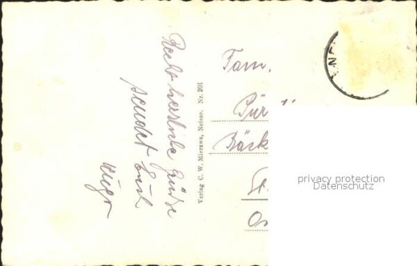 Neisse Oberschlesien Erneuerte Rathausturm Kammereigebäude – Bild 2