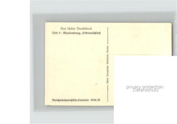 Marienburg Westpreussen Ordenschloss – Bild 2