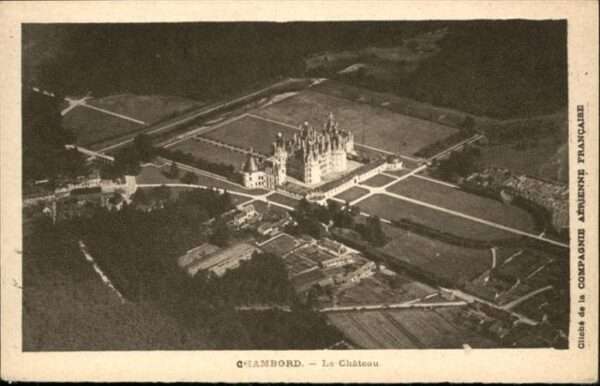 Chambord Fliegeraufnahme le Chateau
