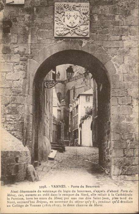 Vannes 56 Vannes Porte du Bourreau