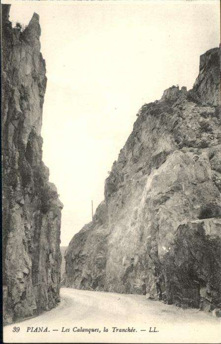 Piana les Calanques la Tranchee